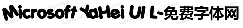 Microsoft YaHei UI L字体转换